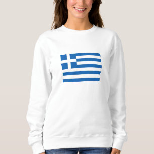 Griechenland-Flagge Sweatshirt