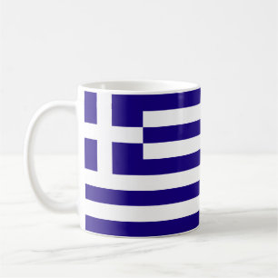 Griechenland-Flagge Tasse