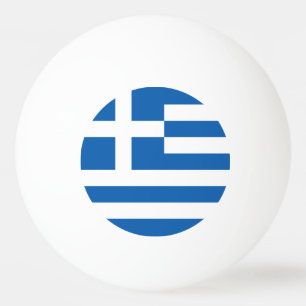 Griechenland-Flagge Tischtennisball