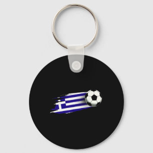 Griechenland Flagge Top Griechischer Fußball Flagg Schlüsselanhänger