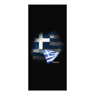 Griechenland-Flagge Werbekarte