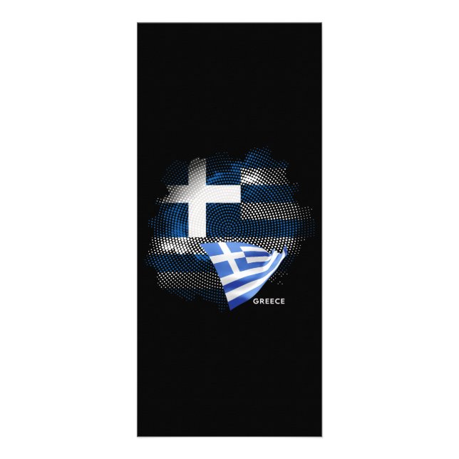 Griechenland-Flagge Werbekarte (Vorne)