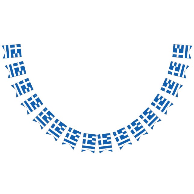 Griechenland-Flagge Wimpelkette (Alle)