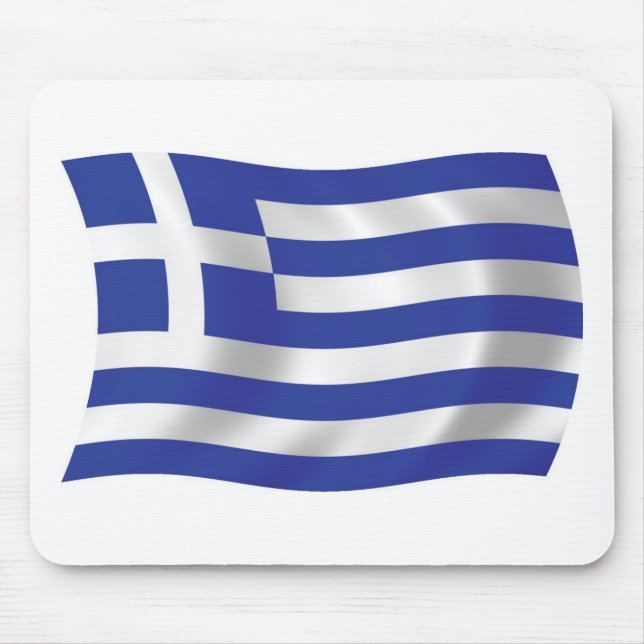 Griechenland Flaggenmousepad Mousepad (Vorne)
