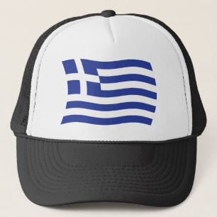 Griechenland-Flaggenmütze Truckerkappe