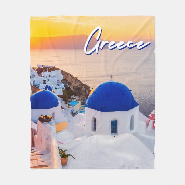 Griechenland Fleecedecke (Vorderseite)
