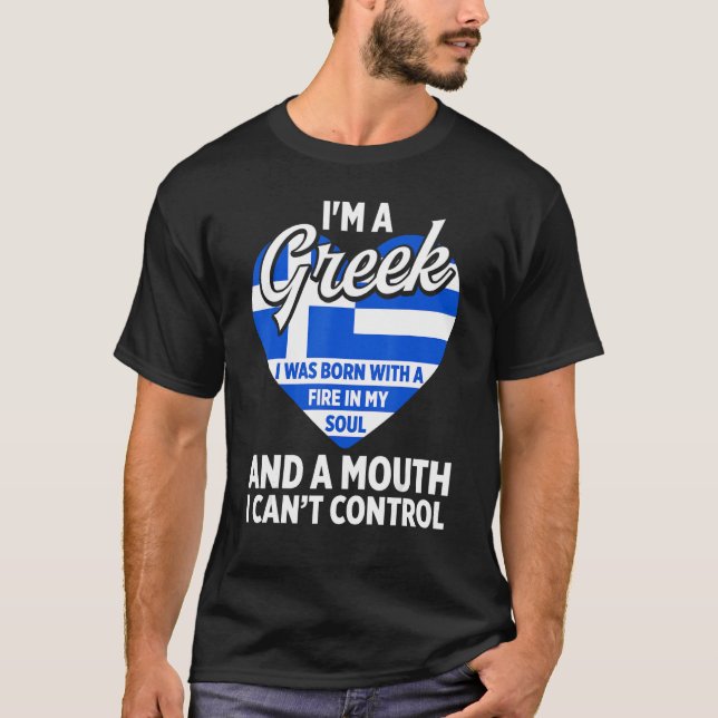 Griechenland für stolze griechische Roots-Liebe Gr T-Shirt (Vorderseite)