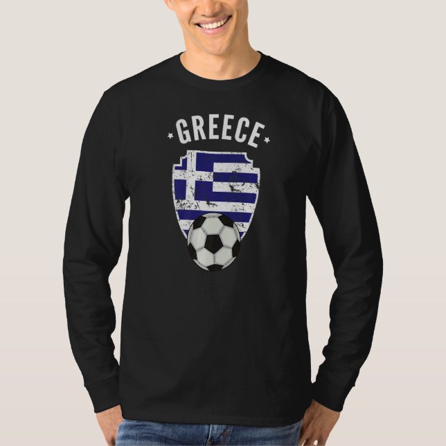 Griechenland Fußball Griechenland Flaggenflag Grie T-Shirt (Vorderseite)