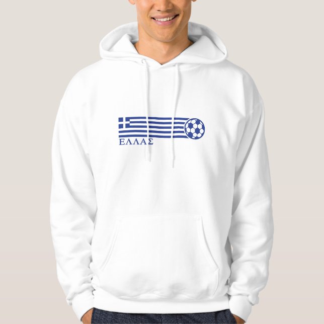 Griechenland Fußball Hoodie (Vorderseite)