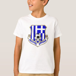 Griechenland-Fußball-Schild - T-Shirt