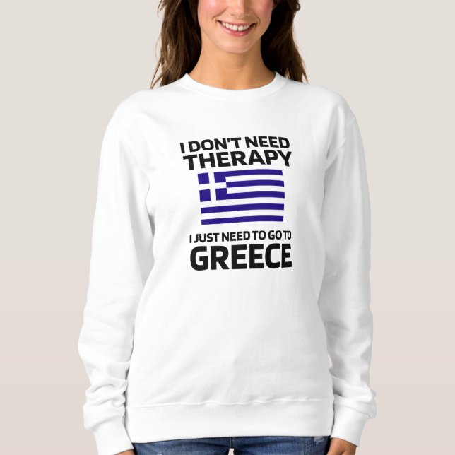 Griechenland Gift griechisches Erbe Hellas griechi Sweatshirt (Vorderseite)