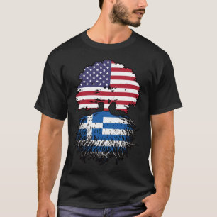 Griechenland Griechenland USA USA Vereinigte Staat T-Shirt
