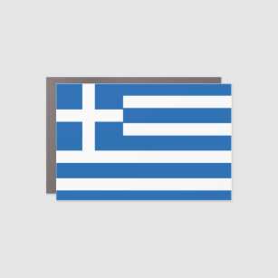 Griechenland (griechische Flagge) Auto Magnet