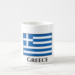 Griechenland (griechische Flagge) Kaffeetasse