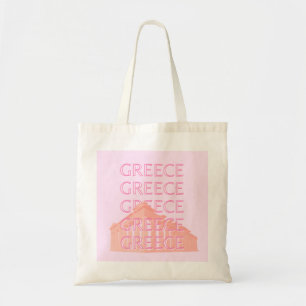 Griechenland, griechische Kunst, Pastel Travel Art Tragetasche