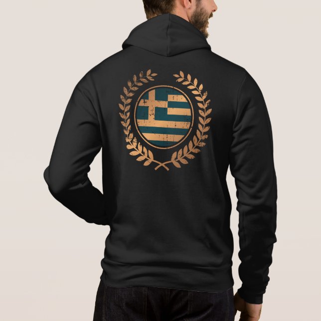 Griechenland Hoodie (Rückseite)
