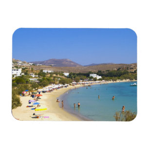 Griechenland, Insel Paros, Krios Beach aus der Höh Magnet