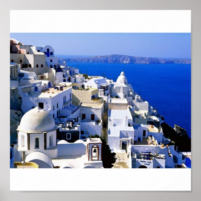 Griechenland-Insel Poster (Vorne)