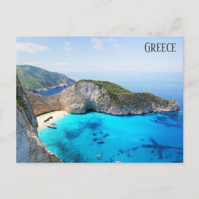 Griechenland Insel Zakynthos Foto für Reisen Postkarte (Vorderseite)