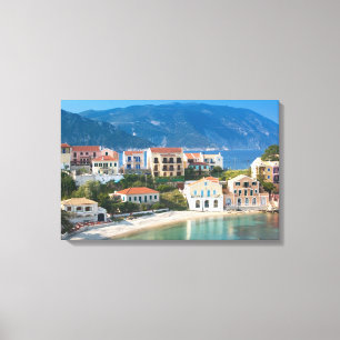 GRIECHENLAND, Ionische Inseln, KEFALONIEN, Assos:2 Leinwanddruck