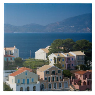 GRIECHENLAND, Ionische Inseln, KEFALONIEN, Assos: Fliese