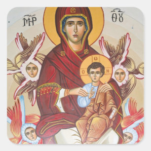 GRIECHENLAND, Ionische Inseln, ZAKYNTHOS, MACHERAD Quadratischer Aufkleber