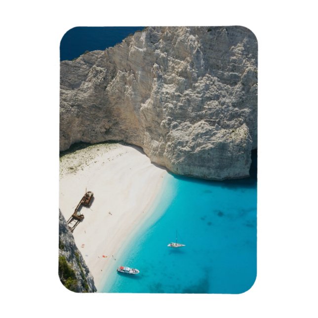 GRIECHENLAND, Ionische Inseln, ZAKYNTHOS, SCHIFFFA Magnet (Vertikal)