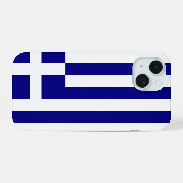 Griechenland iPhone 15 Hülle (Rückseite (Horizontal))