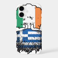 Griechenland - Irish Ireland Tree Roots Flag