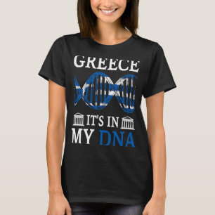 Griechenland ist in meiner DNA stolz auf die griec T-Shirt