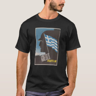 Griechenland kämpft gegen W2-Propaganda-Poster T-Shirt