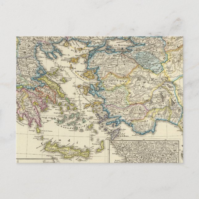 Griechenland, Kleinasien 1453 Postkarte (Vorderseite)