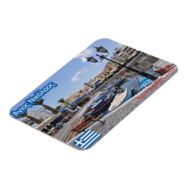 Griechenland - Kreta - Agios Nikolaos - Magnet (Linke Seite)