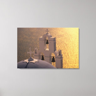 Griechenland, Kykladen, Santorini, Thira, Leinwanddruck