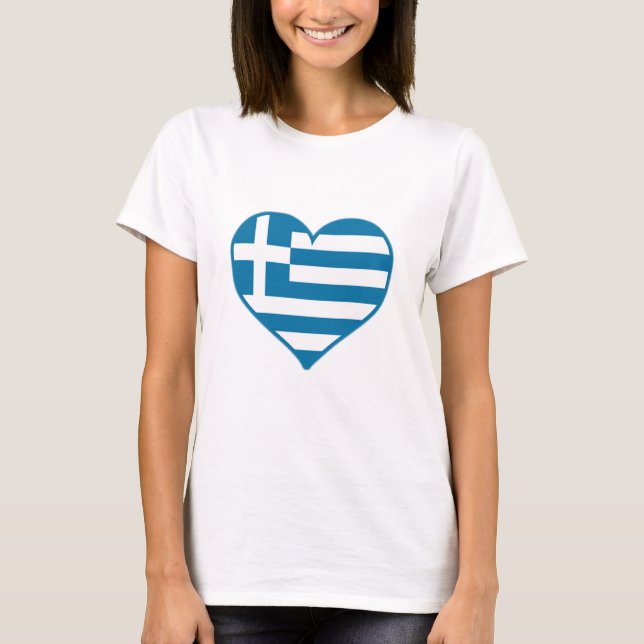 Griechenland Liebe T-Shirt (Vorderseite)