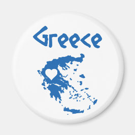 Griechenland Map Magnet