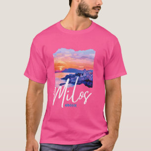 Griechenland Milos Painting Souvenir Griechenland  T-Shirt
