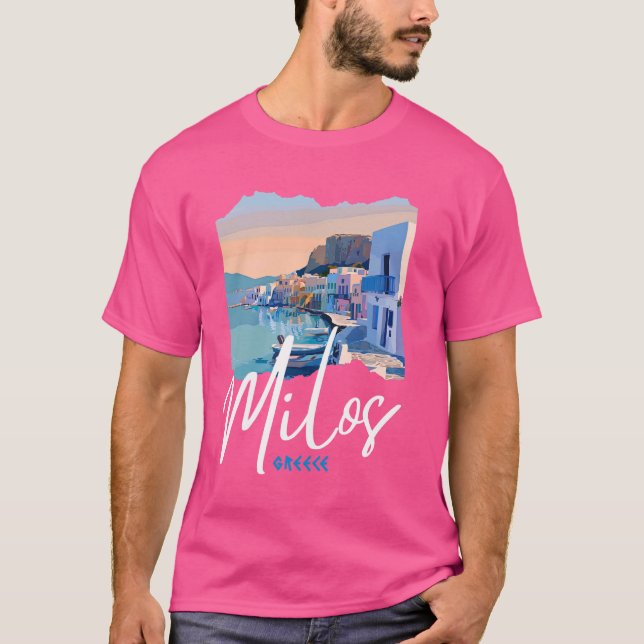 Griechenland Milos T-Shirt (Vorderseite)