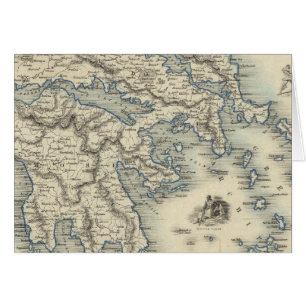 Griechenland mit Karten von Korfu und Stampalia