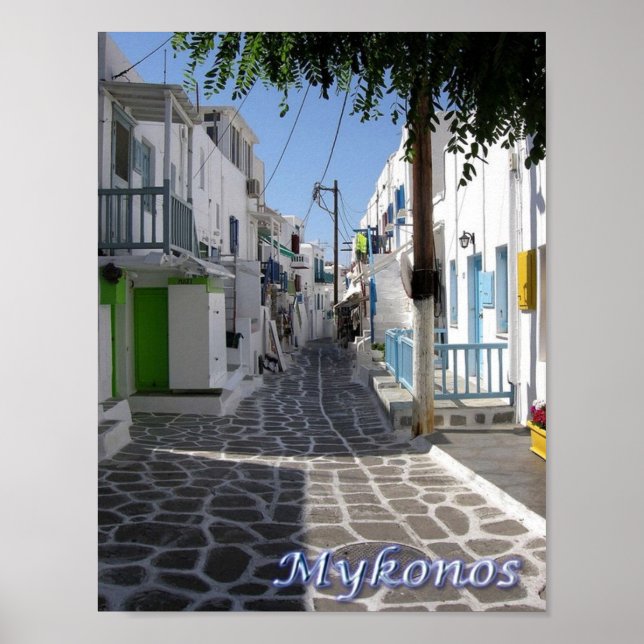 Griechenland - Mykonos - Chora - Poster (Vorne)