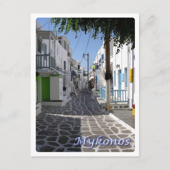 Griechenland - Mykonos - Chora - Postkarte (Vorderseite)