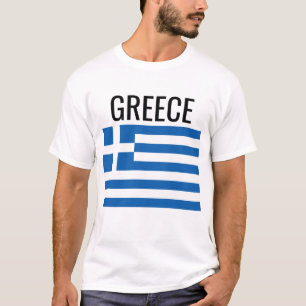 Griechenland // Nationale Weltflagge T-Shirt