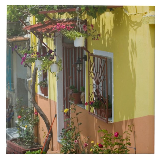 GRIECHENLAND, Nordostägäische Inseln, LESVOS Fliese (Vorderseite)