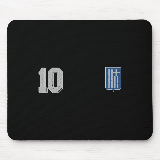Griechenland oder Höllen im Fußball oder Fußball-S Mousepad (Vorne)