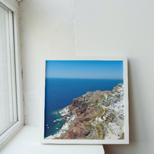 Griechenland Oia Santorini Amoundi Bay Canvas Prin Leinwanddruck