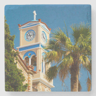 Griechenland - orthodoxe griechische Kirche mit Pa Steinuntersetzer