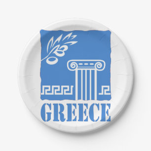 Griechenland Pappteller