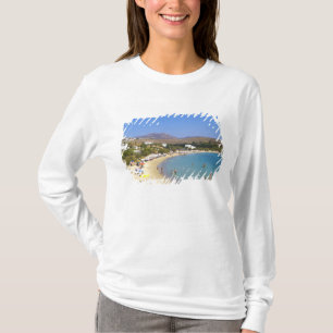 Griechenland, Paros Island, Krios Beach von oben T-Shirt