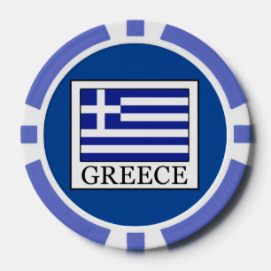 Griechenland Pokerchips