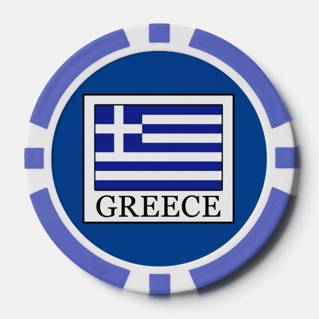 Griechenland Pokerchips (Vorderseite)
